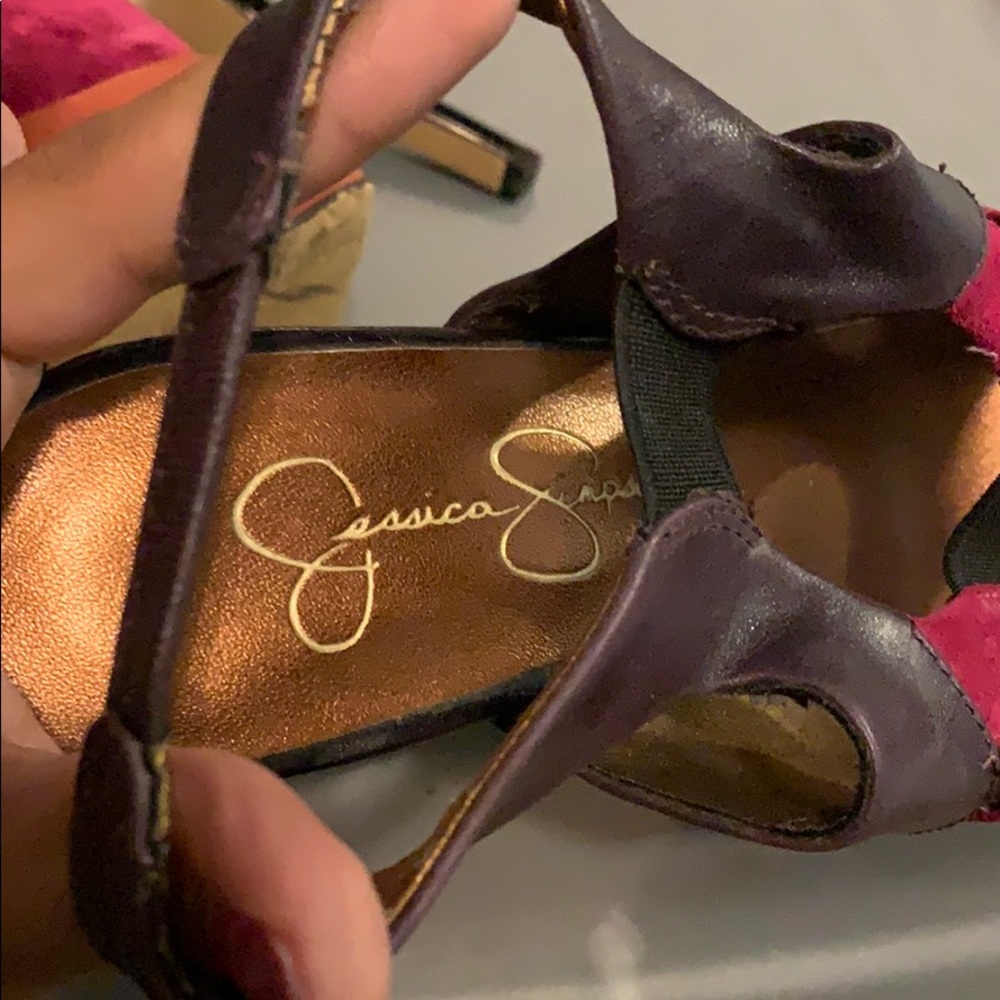 Jessica Simpson Colorblock heels - Picture 9 of 12